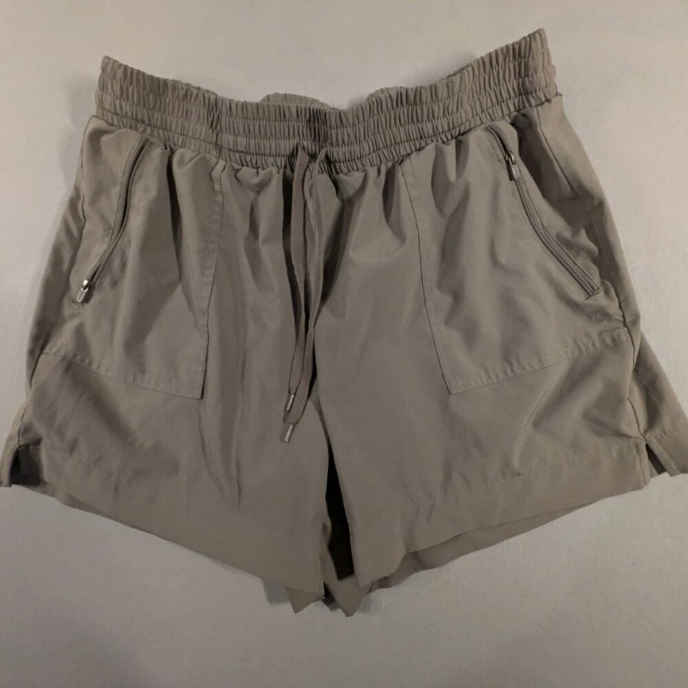RBX Active Women's Gray Shorts Size Large Drawstring With Pockets